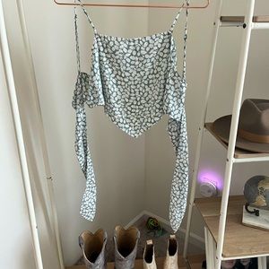 A&F handkerchief top